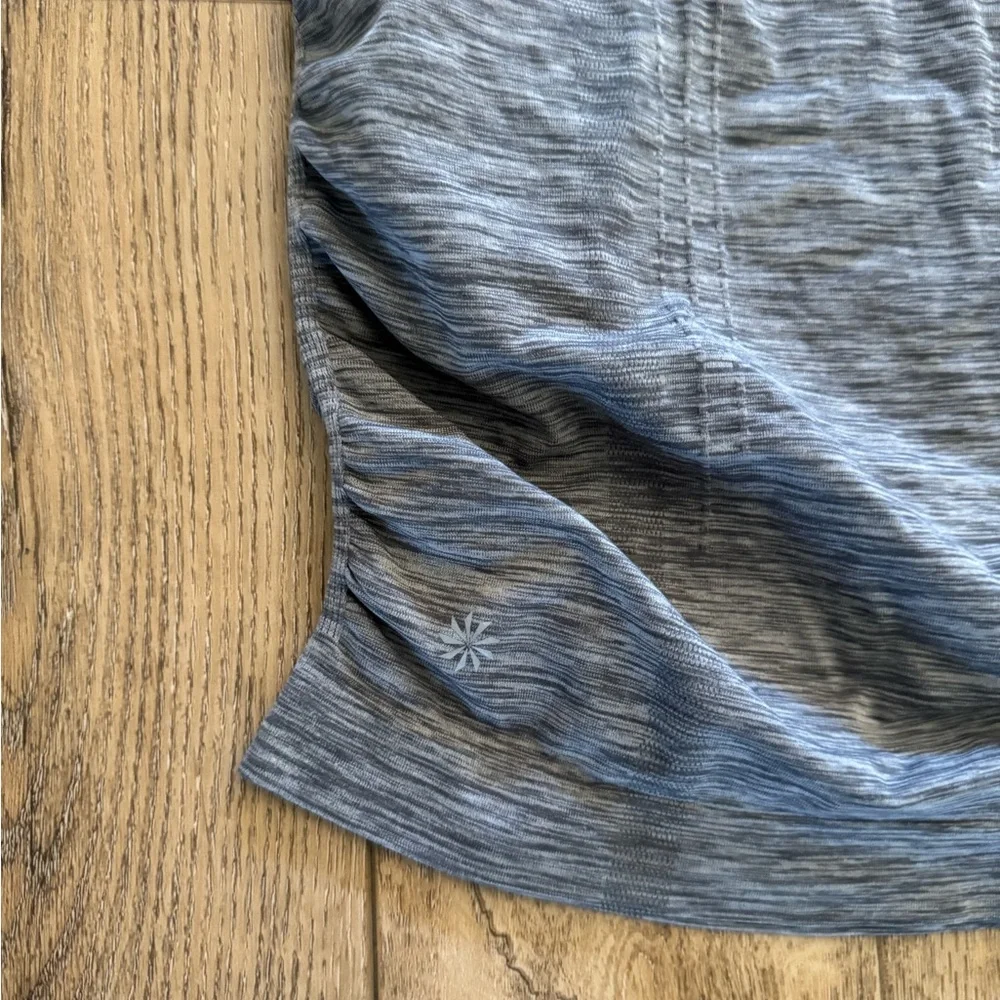 Athleta Blue Heathered Tank Top - Picture 2 of 8